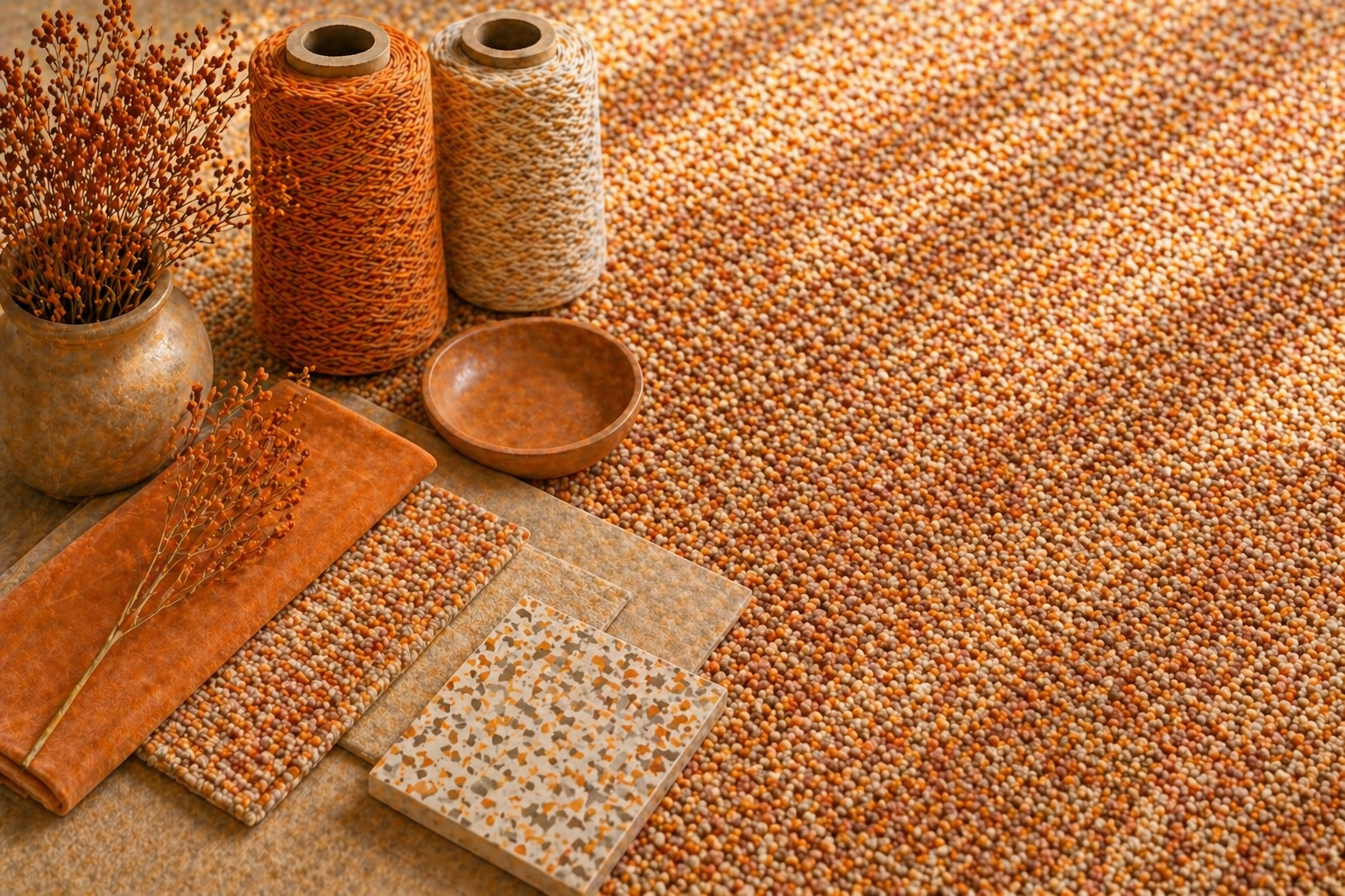 Abricot Orange & Beige Lumineux
