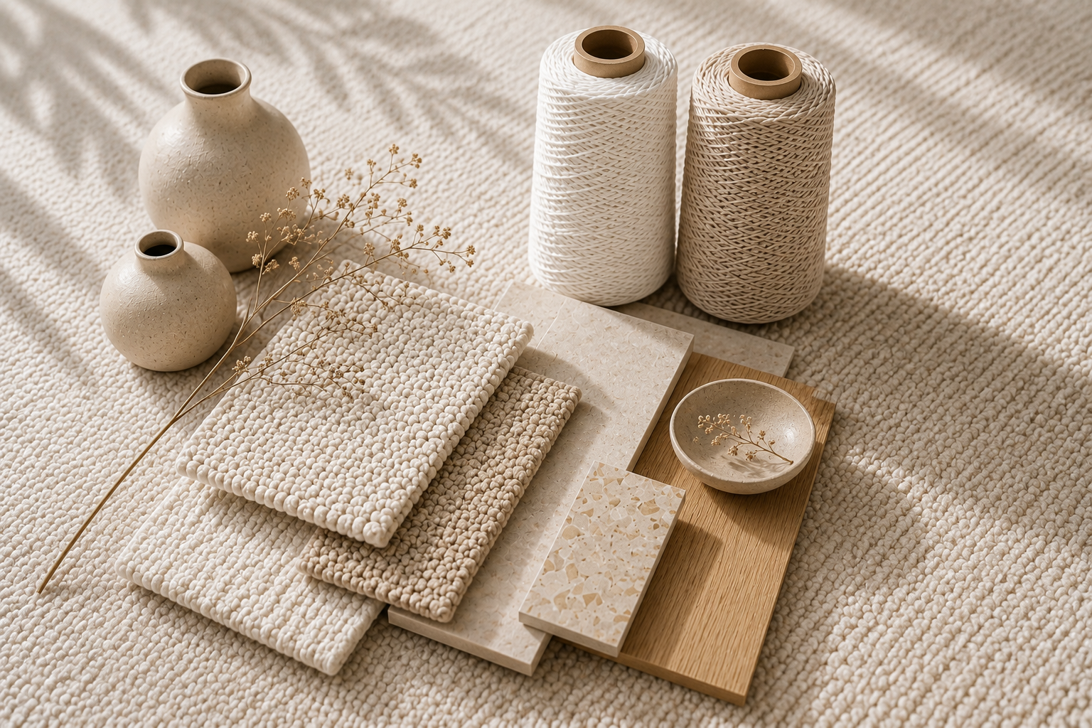Winter White & Beige Naturel